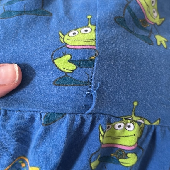 Toy Story 4 Pixar Pizza Planet Alien Stretchy Dress - Picture 3 of 9